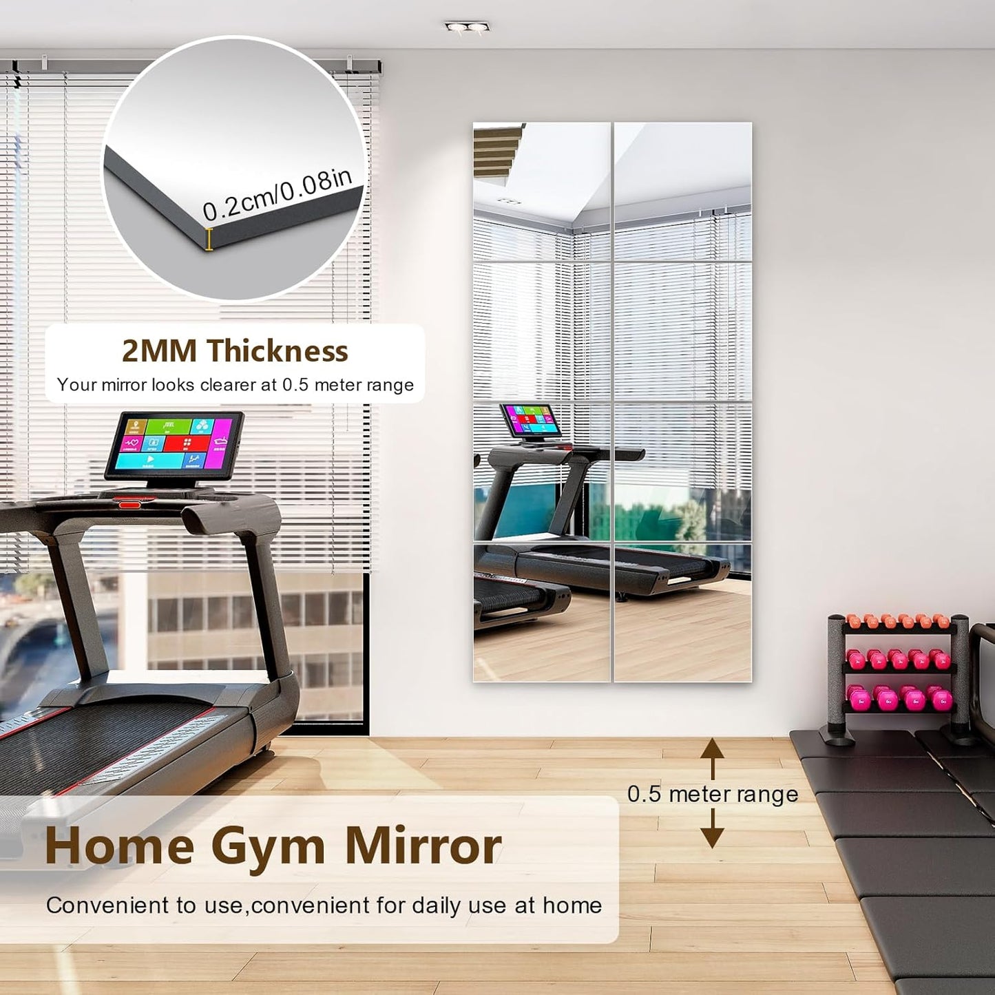 Acrylic Mirror Tiles