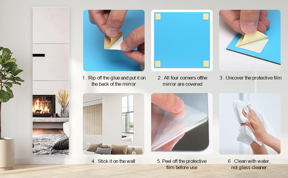 Acrylic Mirror Tiles